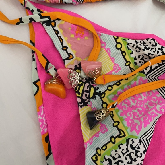 Groovy Print Bikini Set - Picture 2 of 2